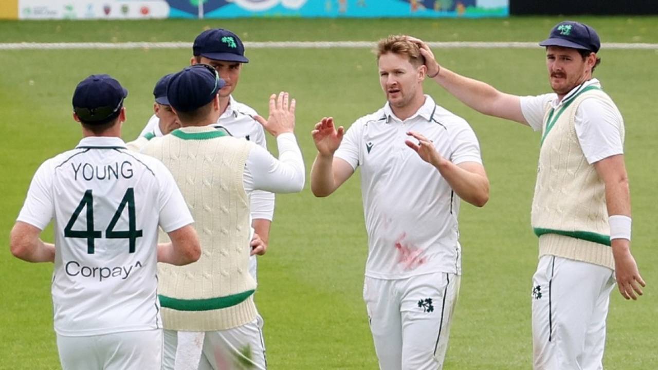 Barry McCarthy picked two quick wickets as Zimbabwe lost their way, Ireland vs Zimbabwe, Only Test, Belfast, 1st Day, July 25, 2024