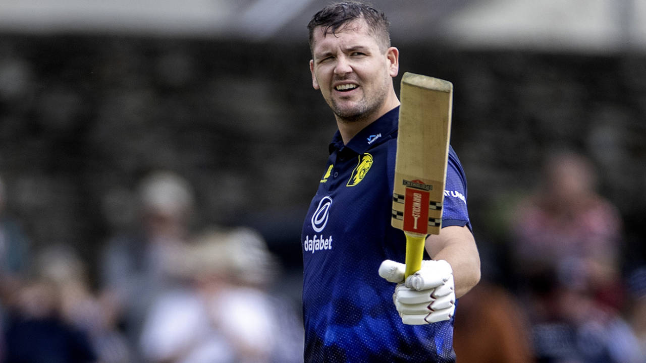 Alex Lees' hundred underpinned the Durham innings, Lancashire vs Durham, One-Day Cup, Sedbergh, July 24, 2024