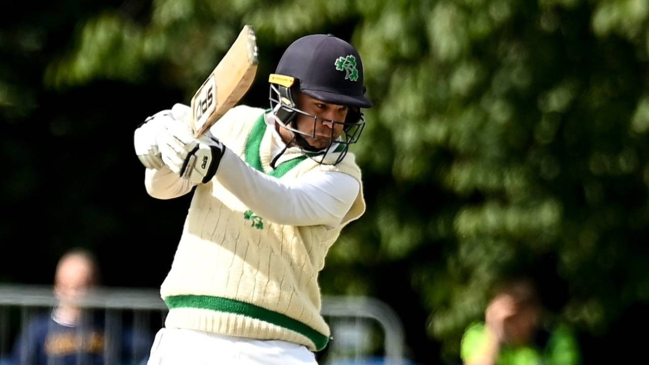 Andy McBrine was up to the tough task, Ireland vs Zimbabwe, Only Test, Belfast, 4th day, July 28, 2024