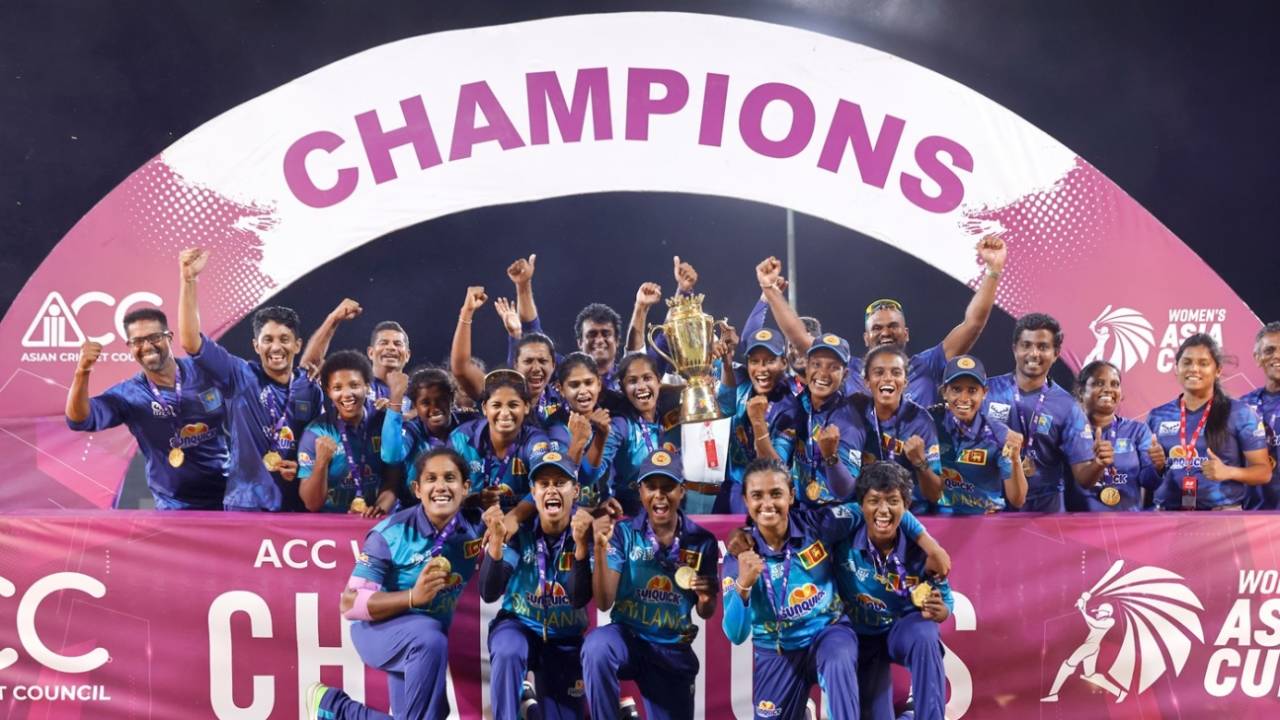 Sri Lanka won their first Women's Asia Cup title, Sri Lanka vs India, Women's Asia Cup 2024 final, Dambulla, July 28, 2024