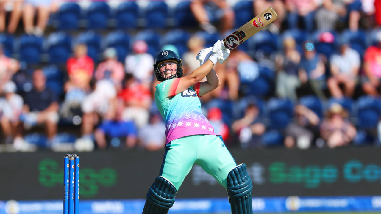 Alice Capsey scored a crucial half-century, Women's Hundred, Welsh Fire Women vs Oval Invincibles Women, Sophia Gardens, July 28, 2024