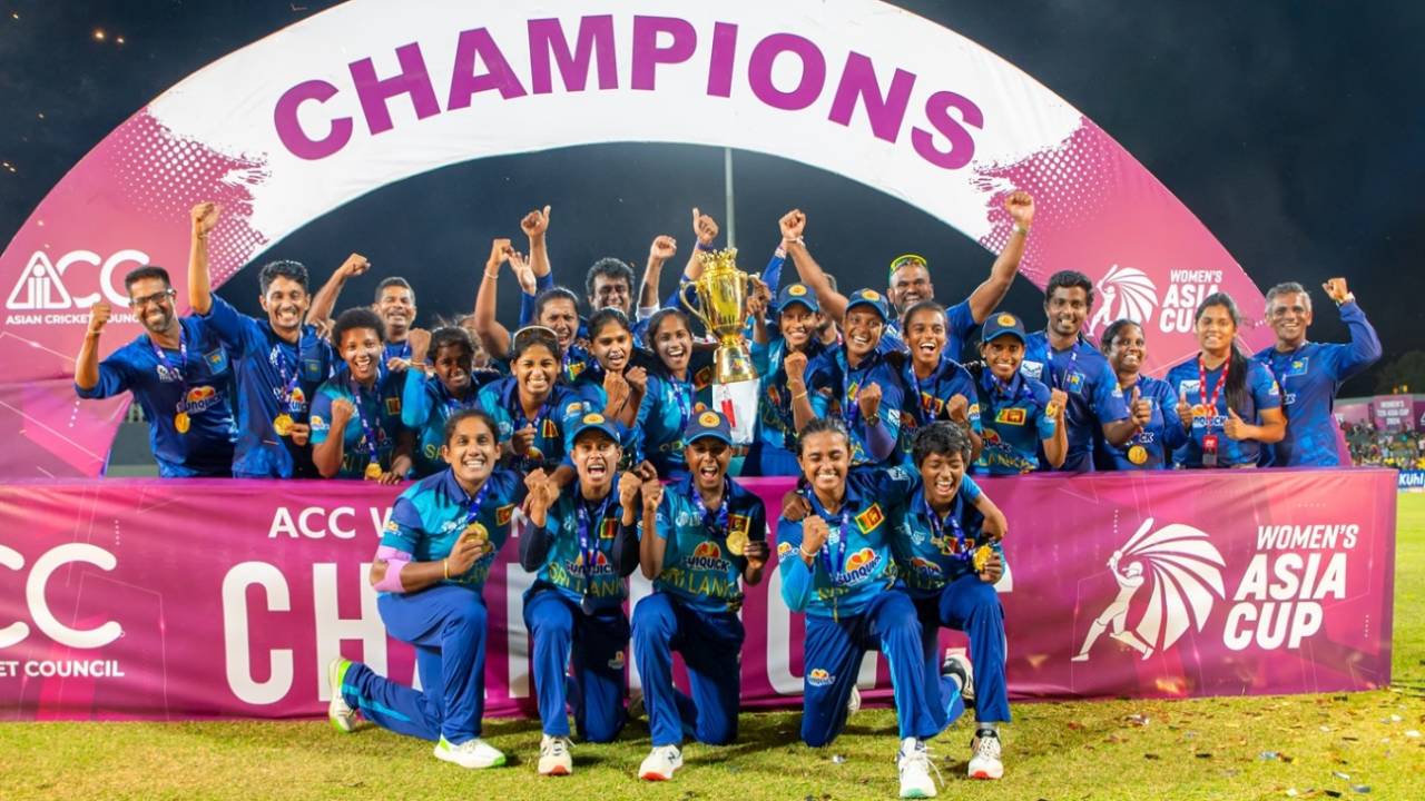 Sri Lanka are the Women's Asia Cup champions, Sri Lanka vs India, Women's Asia Cup 2024 final, Dambulla, July 28, 2024