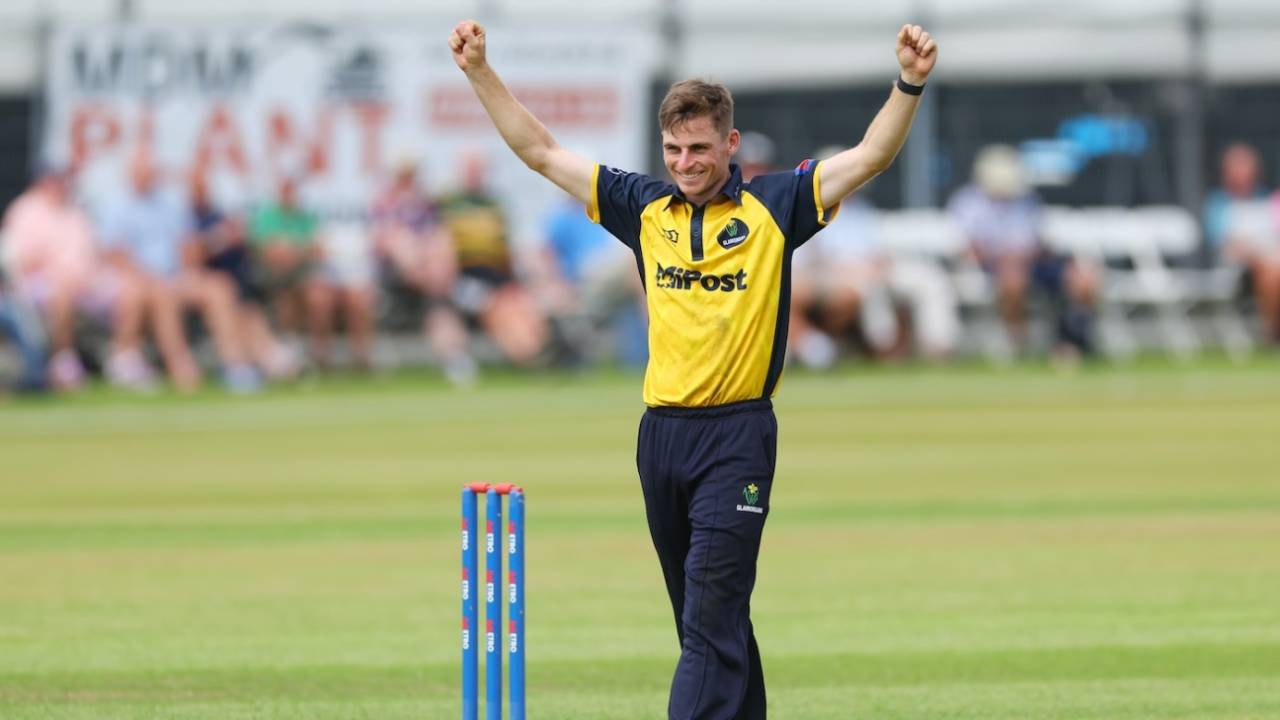 Andy Gorvin took 5 for 56 against Nottinghamshire, Glamorgan vs Nottinghamshire, Metrobank One-Day Cup, July 31, 2024