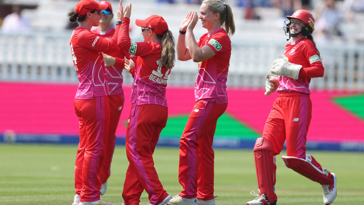 Freya Davies got the big wickets of Meg Lanning and Heather Knight, London Spirit vs Welsh Fire, Women's Hundred, Lord's, August 1, 2024