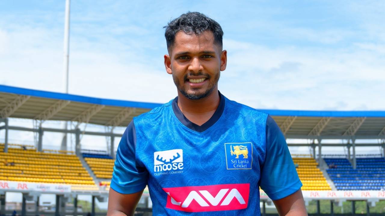 Mohamed Shiraz was handed an ODI debut, Sri Lanka vs India, 1st ODI, Colombo, August 2, 2024