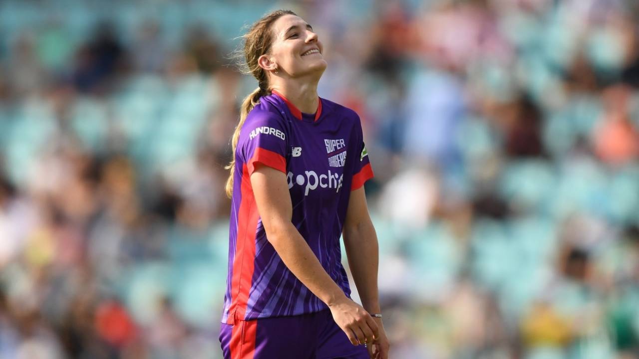 Annabel Sutherland followed up her 63* with a 4 for 11 to give Northern Superchargers their first win of the season, Oval Invincibles vs Northern Superchargers, Women's Hundred, The Oval, August 2, 2024