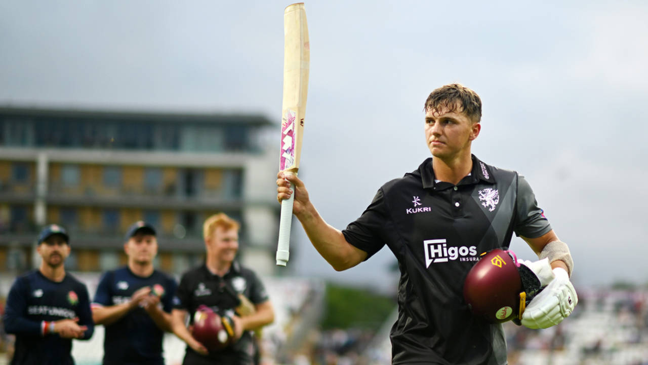 George Thomas' maiden hundred led Somerset to victory, Somerset vs Lancashire, Metro Bank One-Day Cup, Taunton, August 2, 2024
