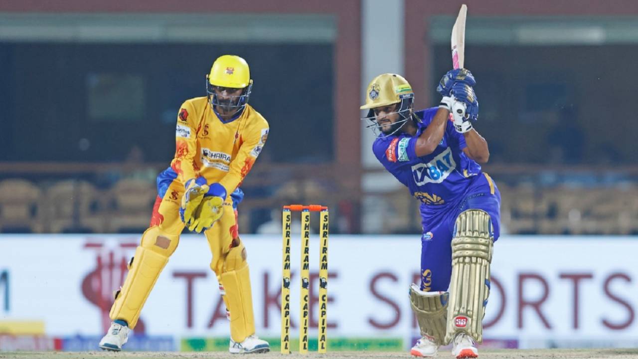 Ram Arvindh top-scored for Lyca Kovai Kings with 27 off 26 balls, Lyca Kovai Kings vs Dindigul Dragons, TNPL 2024 final, Chennai, August 4, 2024