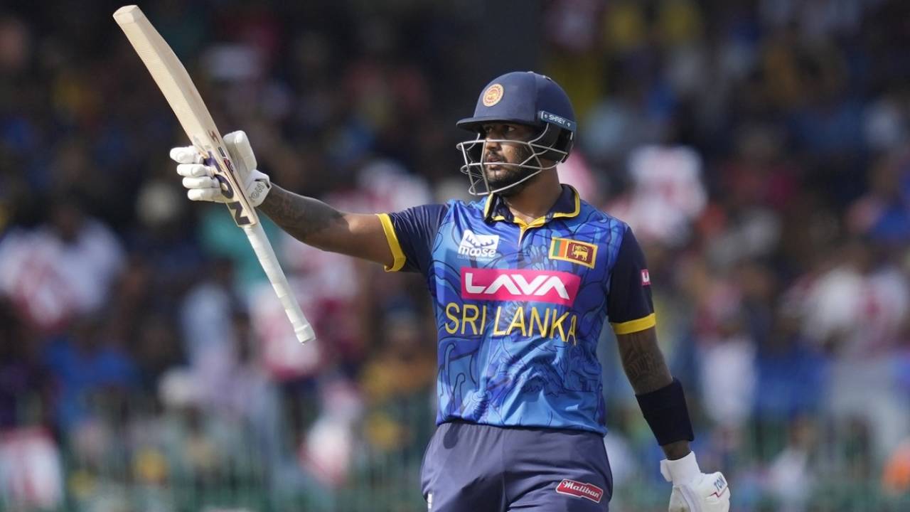 Avishka Fernando paced his half-century well, Sri Lanka vs India, 3rd ODI, Colombo, August 7, 2024