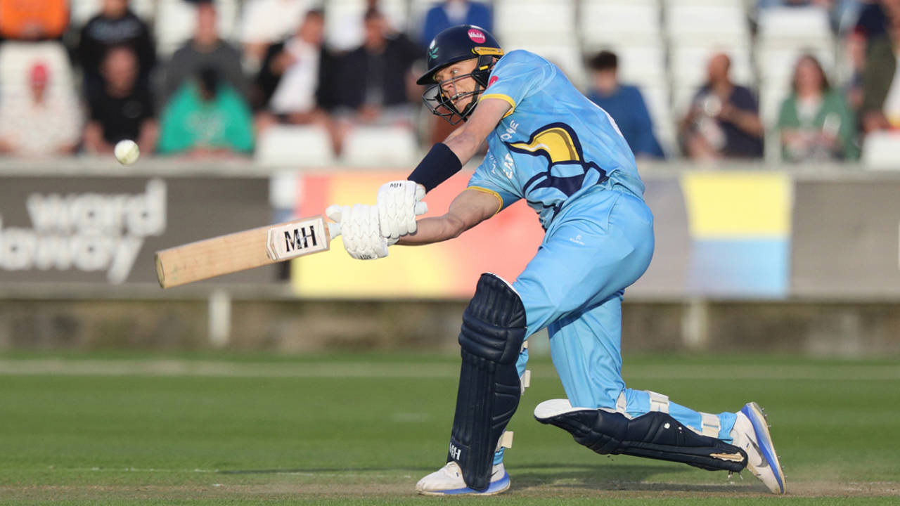 Will Luxton drags leg-side, Durham vs Yorkshire, Chester-le-Street, T20 Blast, June 21, 2024