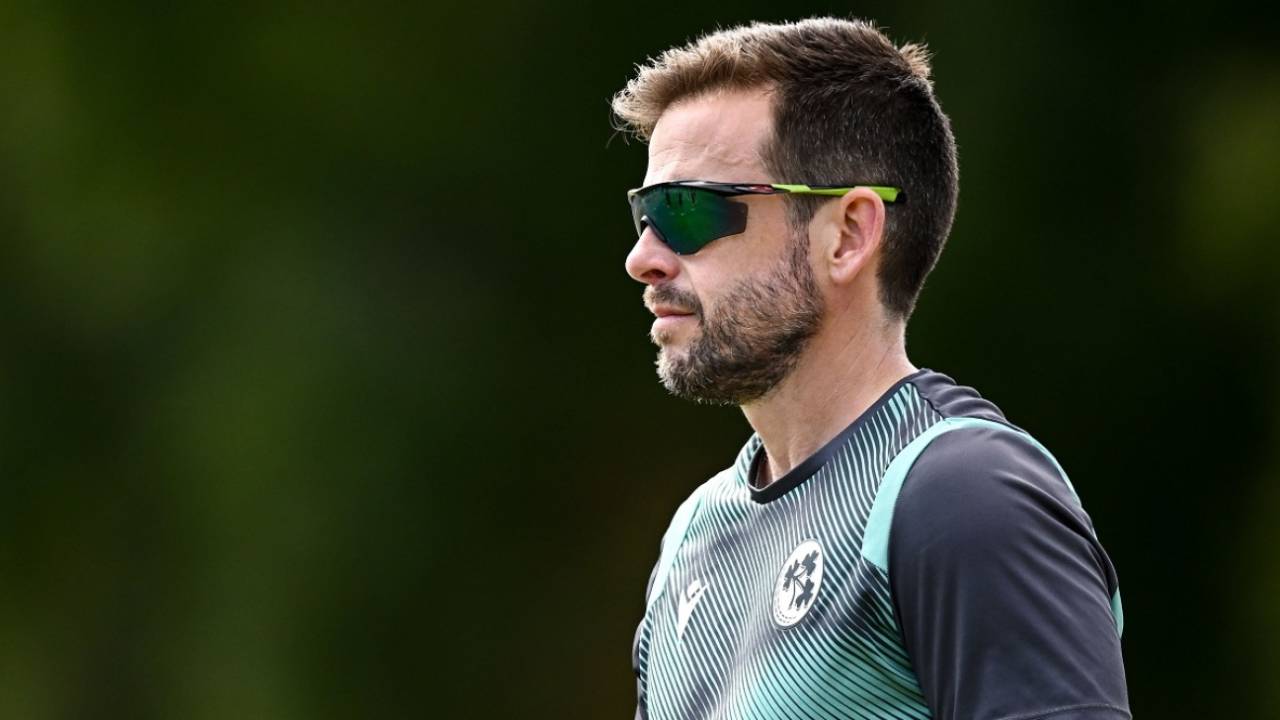 Ireland head coach Ed Joyce ahead of the opening T20I, Ireland vs Sri Lanka, 1st Women's T20I, Dublin, August 11, 2024