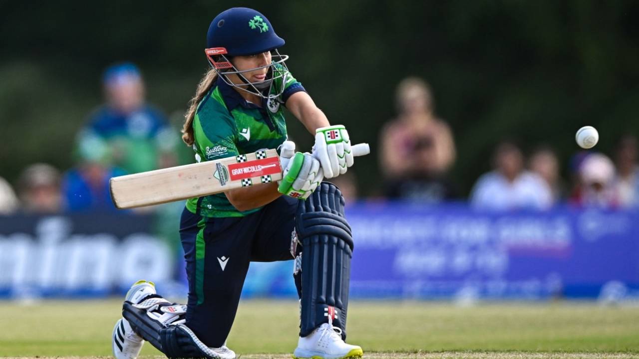 Amy Hunter blazed away at the start, Ireland vs Sri Lanka, 1st Women's T20I, Dublin, August 11, 2024
