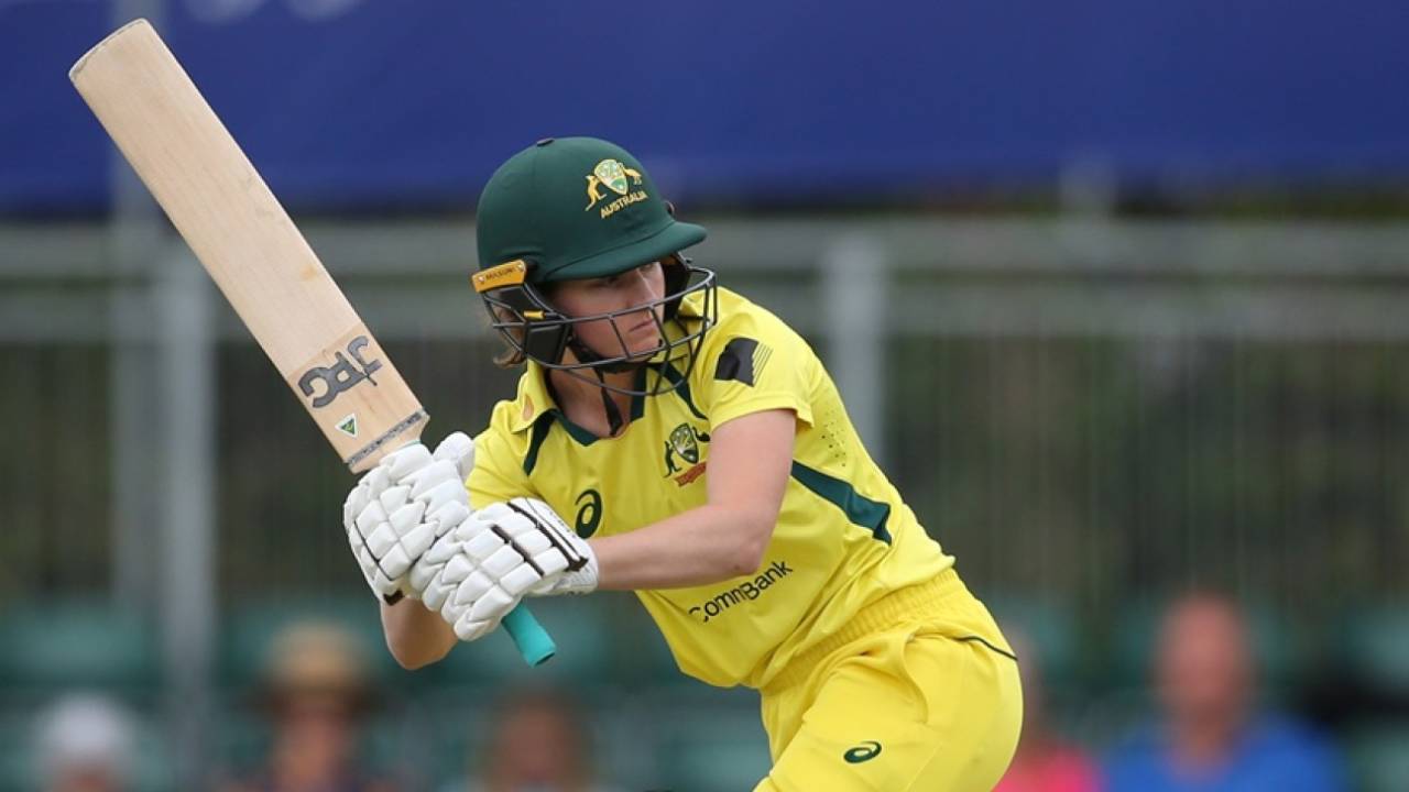 Maddy Darke clips one away, England A vs Australia A, 3rd match, Guildford, July 2, 2023
