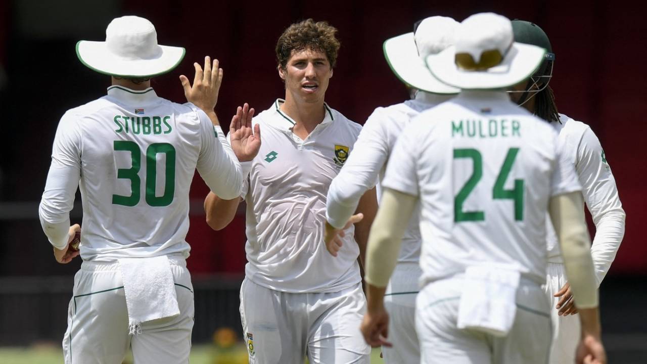 Nandre Burger trapped Jayden Seales lbw, West Indies vs South Africa, 2nd Test, day 2, Providence, August 16, 2024