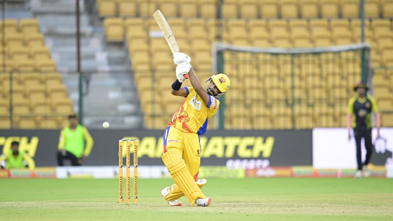 Rohan Patil made a match-winning half-century, Mangalore Dragons vs Shivamogga Lions, Maharaja T20, Bengaluru, August 17, 2024