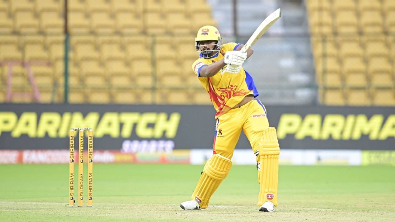 Macneil Noronha hammered 43 off 19 balls, Mangalore Dragons vs Shivamogga Lions, Maharaja T20, Bengaluru, August 17, 2024