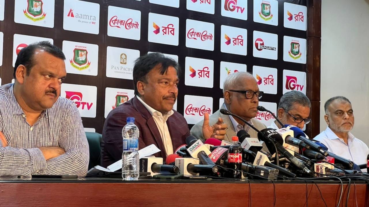 New BCB president Faruque Ahmed address the media, Dhaka, August 21, 2024