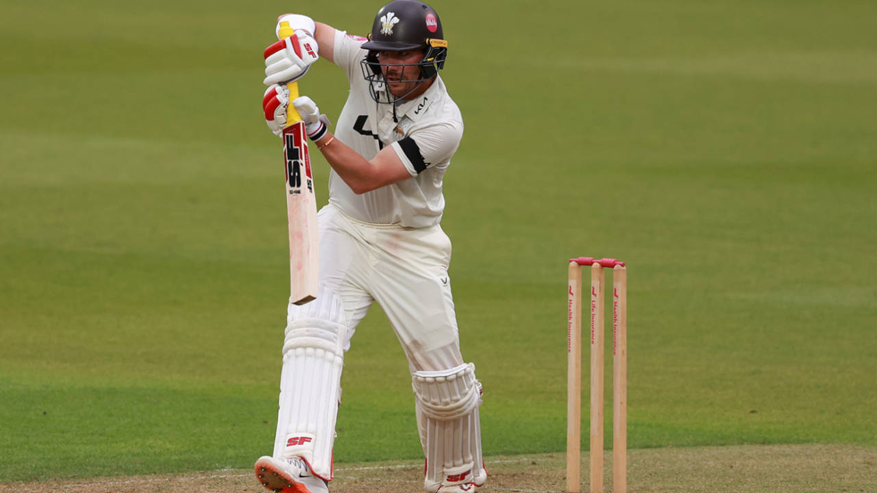Rory Burns got the Surrey reply off to a solid start, Surrey vs Lancashire, Vitality County Championship, Division One, Kia Oval, August 22, 2024