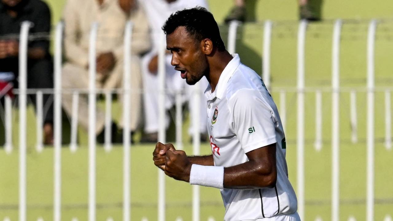 Shoriful Islam struck early to dismiss Saim Ayub, Pakistan vs Bangladesh, 1st Test, Rawalpindi, 4th day, August 24, 2024