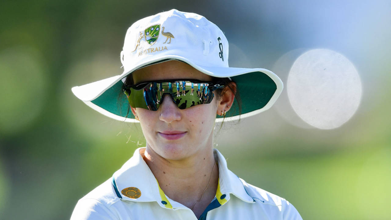 Charli Knott looks on, Green vs Gold, Adelaide, March 5, 2024