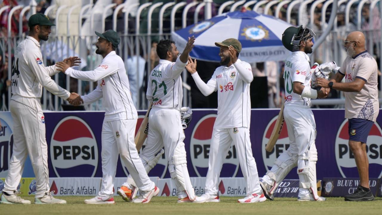 Bangladesh defeated Pakistan in a Test for the first time, Pakistan vs Bangladesh, 1st Test, Rawalpindi, 5th day, August 25, 2024