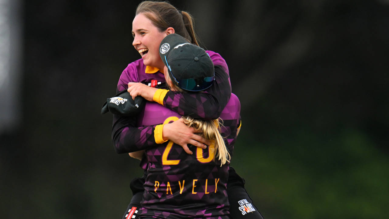 Georgia Davis claimed a six-wicket haul, Western Storm vs Central Sparks, Rachael Heyhoe Flint Trophy, Taunton, August 26, 2024