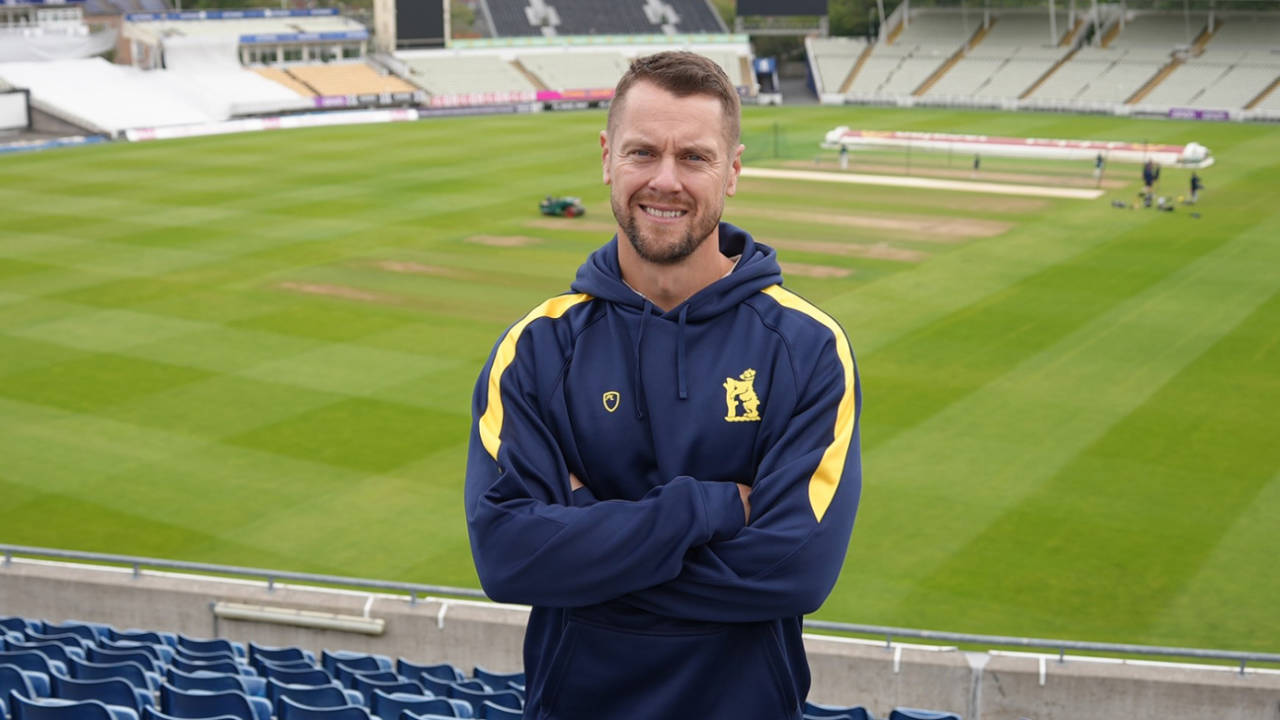 Ali Maiden poses for a photo at Edgbaston