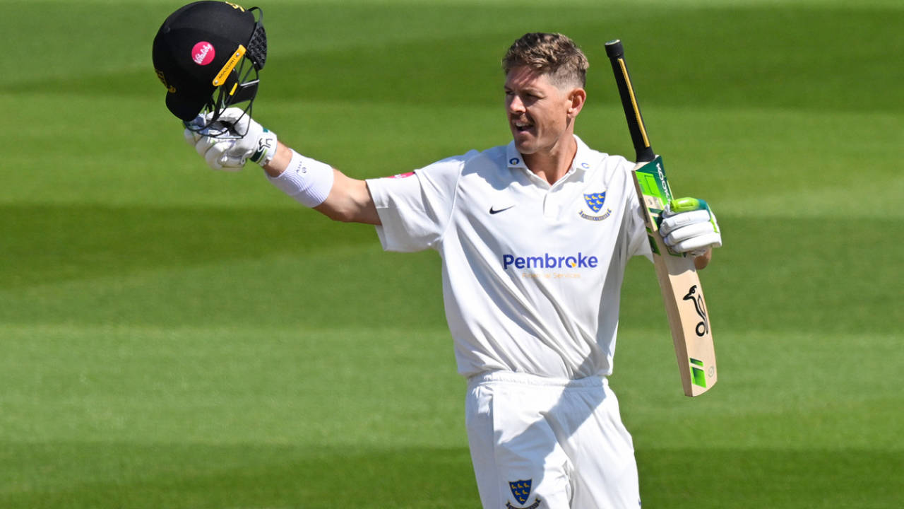 Daniel Hughes made his first Sussex hundred, Sussex vs Derbyshire, County Championship, Hove, August 29, 2024