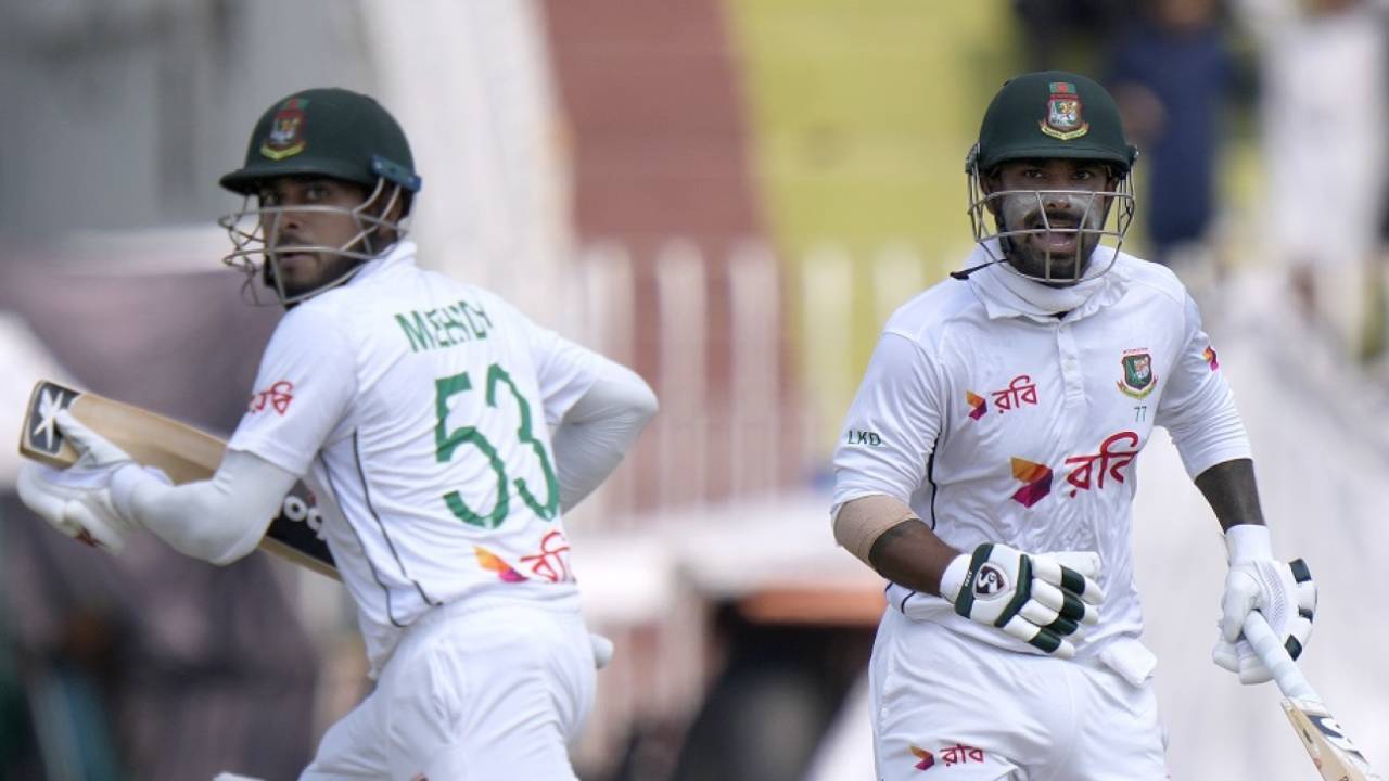 Mehidy Hasan Miraz and Litton Das resurrected Bangladesh's innings, Pakistan vs Bangladesh, 2nd Test, Rawalpindi, 3rd day, September 1, 2024