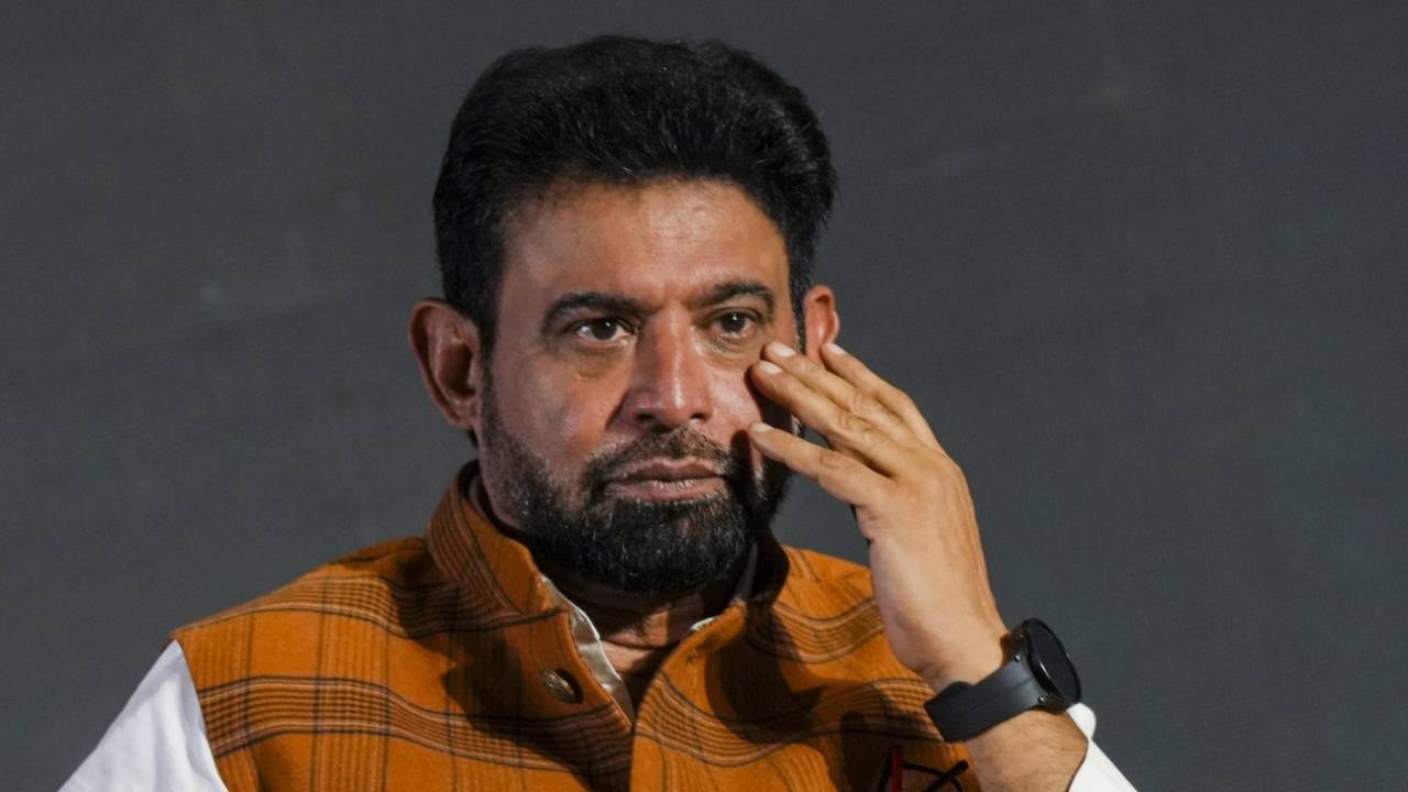 Chetan Sharma was among the guests at a Pro Cricket League event, New Delhi, August 31, 2024