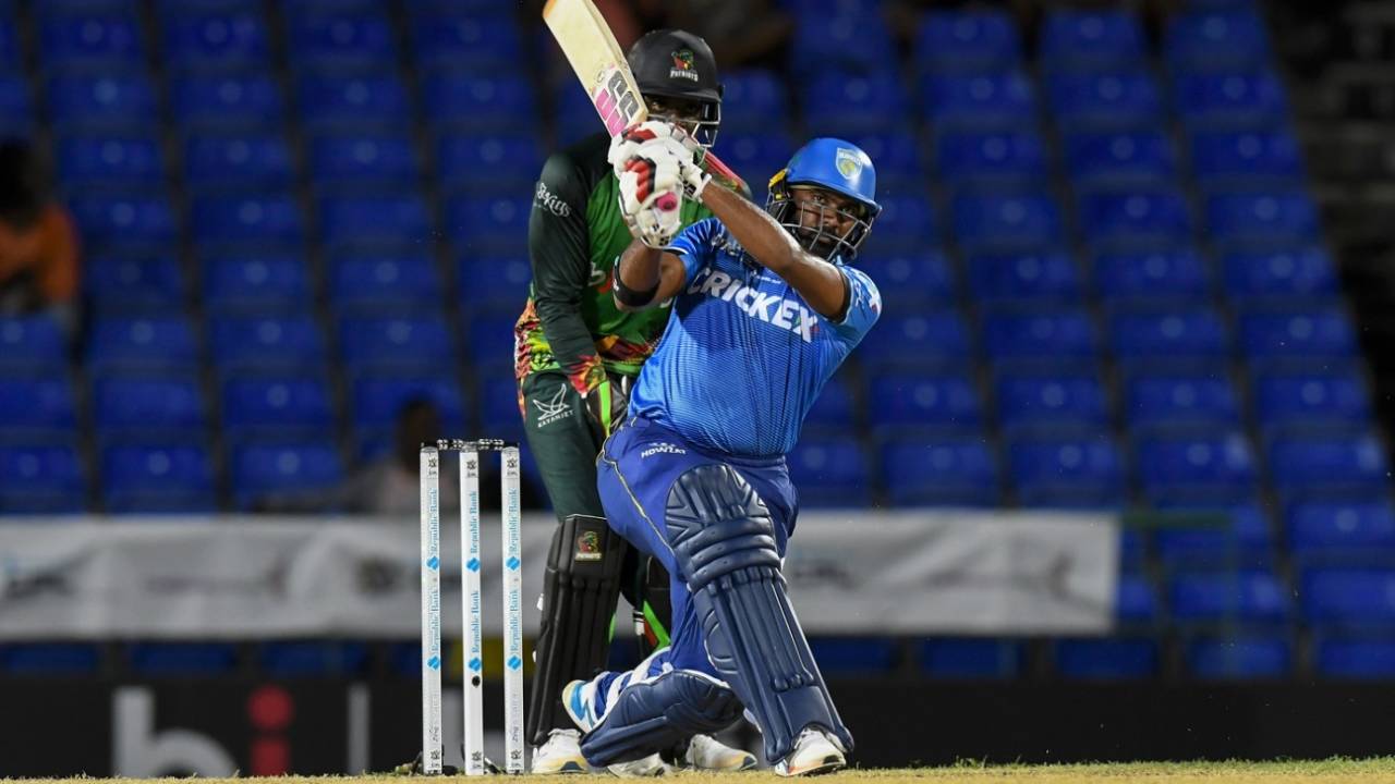 Bhanuka Rajapaksa scored a fifty in his first game of the season, St Kitts and Nevis Patriots vs St Lucia Kings, CPL, Basseterre, September 02, 2024