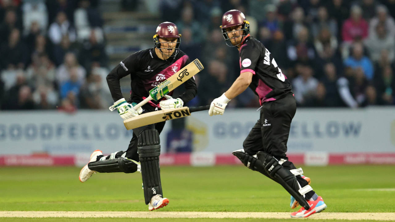 Tom Banton and Tom Kohler-Cadmore added big runs for Somerset, Somerset vs Northamptonshire, Vitality Blast, quarter-final, Taunton, September 5, 2024