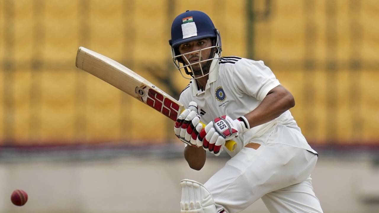 Musheer Khan finished with 181 off 373 balls, India A vs India B, Duleep Trophy 2024-25, Bengaluru, 2nd day, September 6, 2024