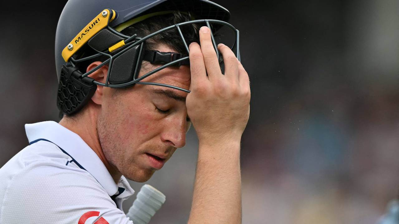 Dan Lawrence's 35 was his highest score of the series, England vs Sri Lanka, 3rd Men's Test, The Oval, 3rd day, September 8, 2024