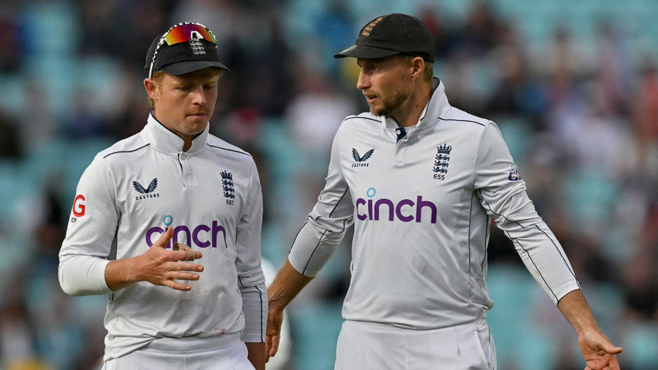 Ollie Pope and Joe Root hatch a plan, England vs Sri Lanka, 3rd Men's Test, The Oval, London, 3rd day, September 8, 2024