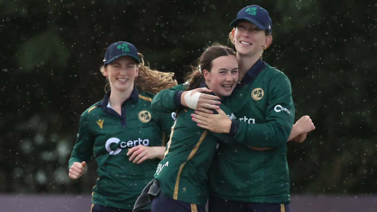 Aimee Maguire claimed a five-wicket haul for Ireland, Ireland vs England, 3rd Women's ODI, Belfast, September 11, 2024