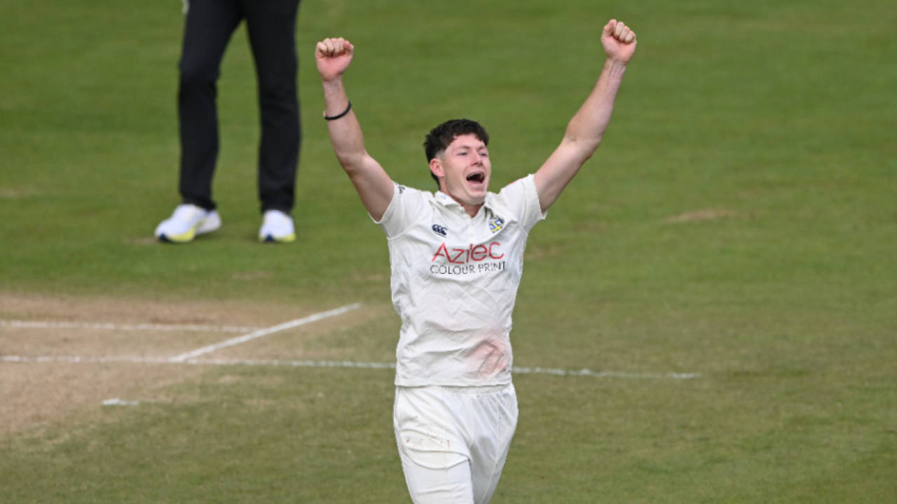 Matthew Potts claimed a career-best nine-for to rout Lancashire, Durham vs Lancashire, County Championship, Chester-le-Street, September 12, 2024