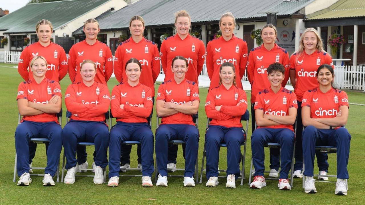 England players pose ahead of the T20I series, Ireland vs England, Dublin, September 13, 2024