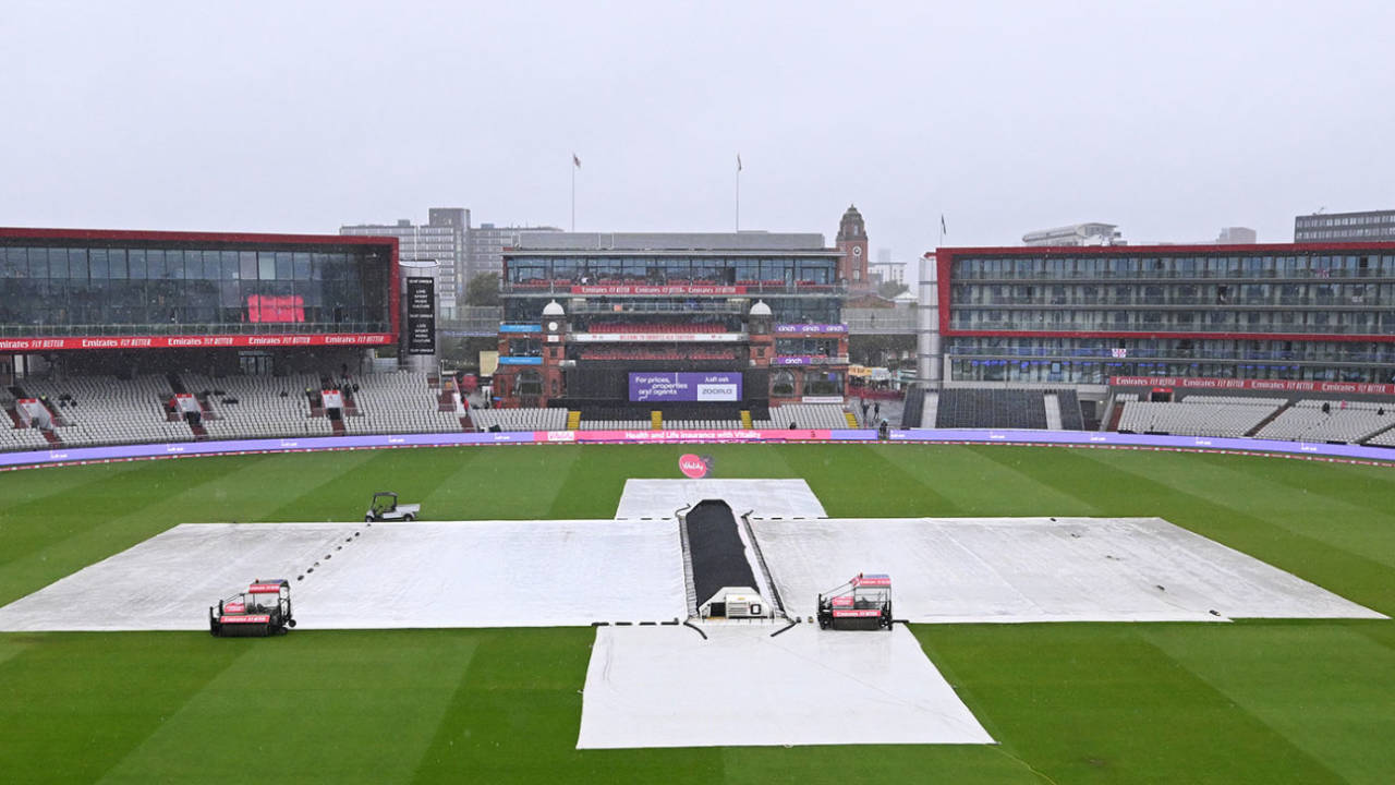 It was a bleak scene at Old Trafford ahead of the T20 decider, England vs Australia, 3rd T20I, Old Trafford, September 15, 2024