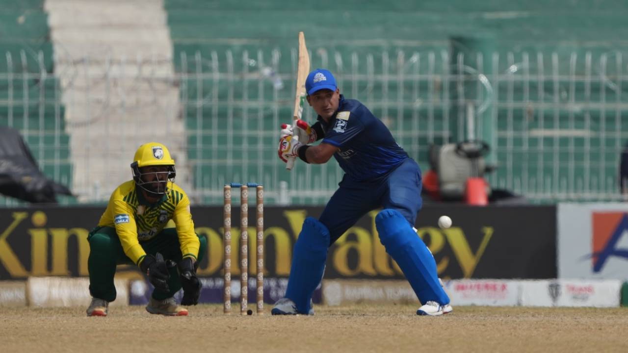 Mubasir Khan led Panthers's revival with a 91, Lions vs Panthers, Champions One-Day Cup, Faisalabad, September 16, 2024
