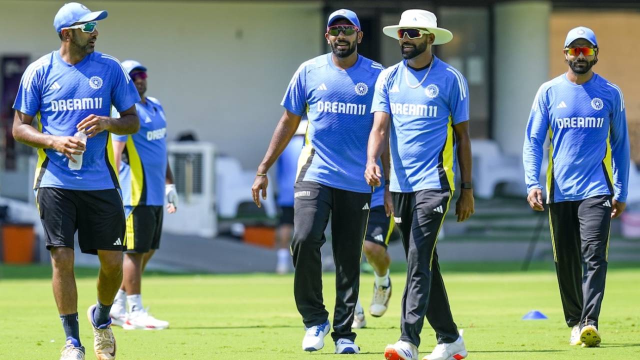 R Ashwin, Jasprit Bumrah, Mohammed Siraj, Ravindra Jadeja could all start in the first Test, Chennai, September 16, 2024