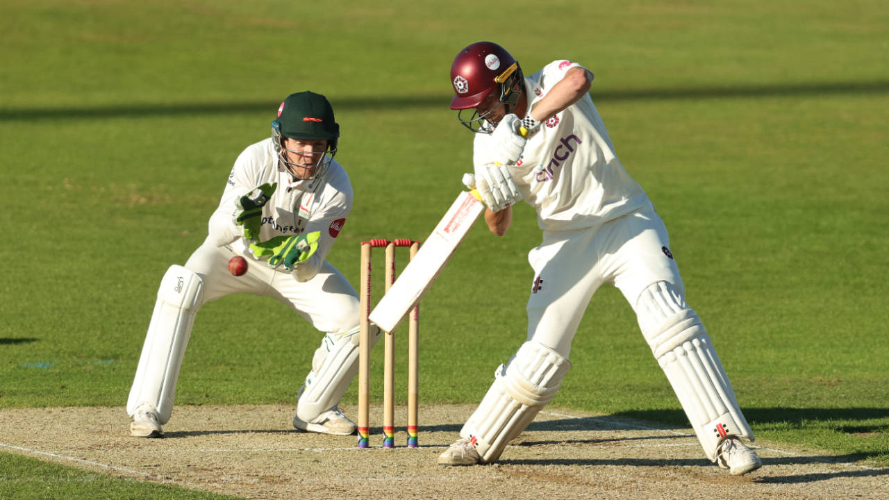 James Sales made a century for Northamptonshire, Northamptonshire vs Leicestershire, County Championship, Wantage Road, September 17, 2024