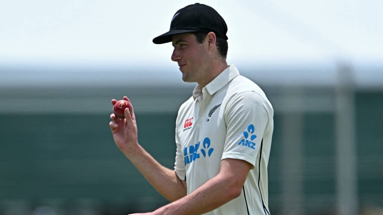 Will O'Rourke took his second Test five-for, Sri Lanka vs New Zealand, 1st Test, 2nd day, Galle, September 19, 2024