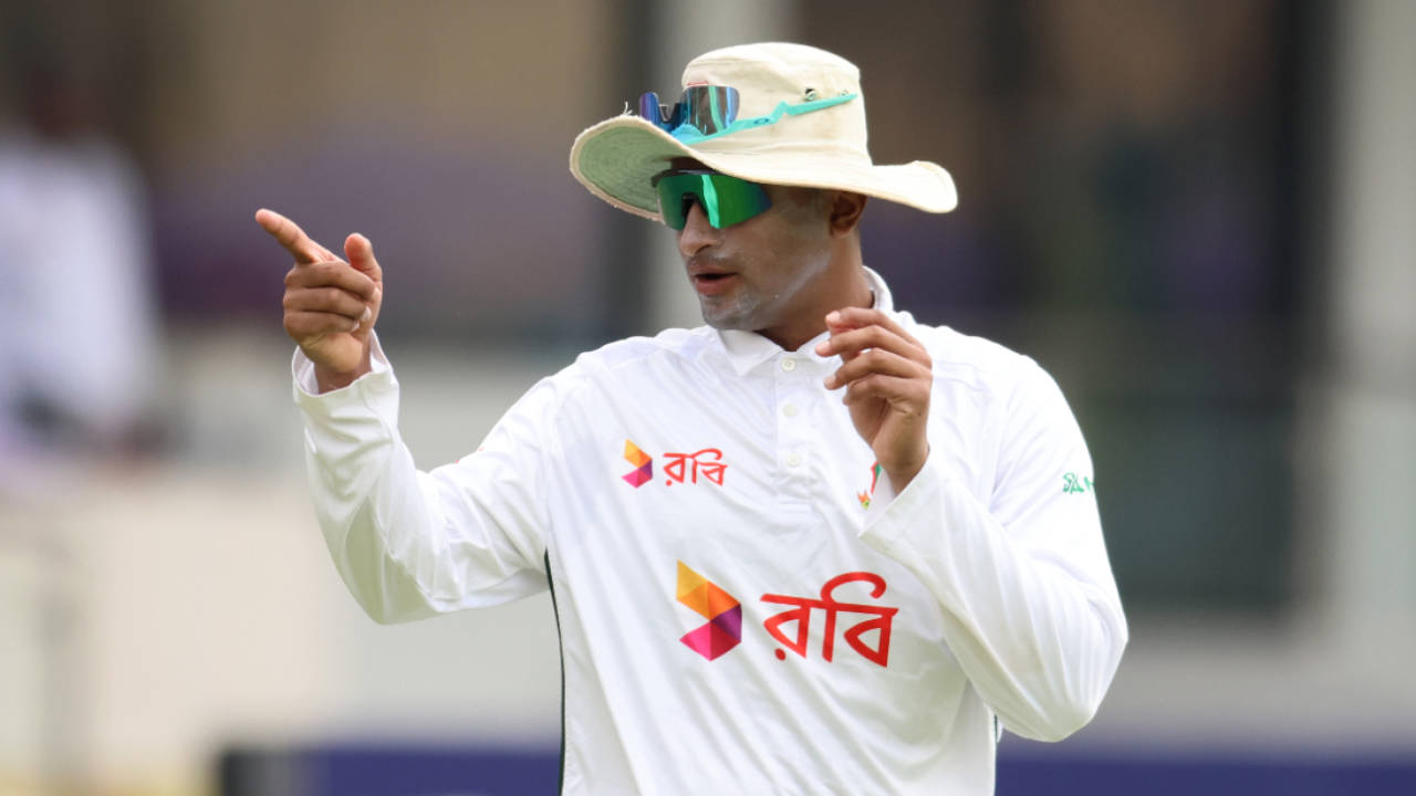 Shakib Al Hasan did not bowl much on the opening day, India vs Bangladesh, 1st Test, Chennai, 1st day, September 19, 2024