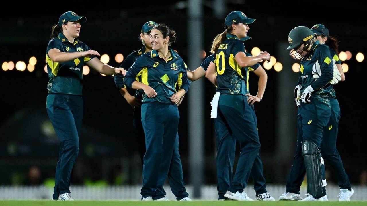 A late inclusion in the XI, Heather Graham dismissed Isabella Gaze, Australia vs New Zealand, 1st women's T20I, Mackay, September 19, 2024