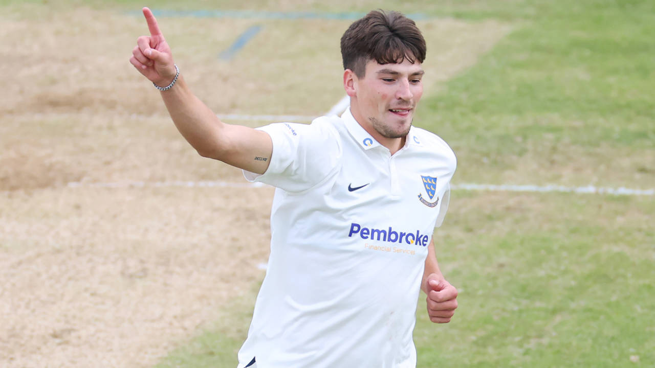 Henry Crocombe claimed career-best figures, Gloucestershire vs Sussex, Vitality County Championship, Bristol, September 19, 2024