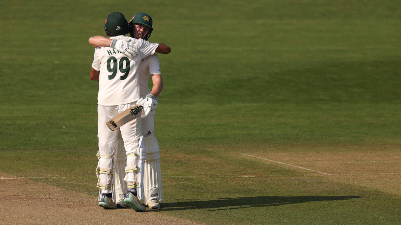 Haseeb Hameed and Ben Slater saw their side victory. Kent vs Nottinghamshire, County Championship, Canterbury, September 19, 2024