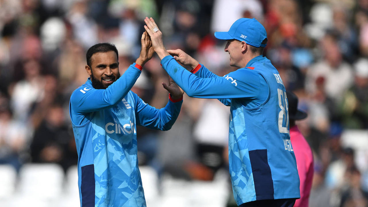 Adil Rashid claimed his 200th ODI wicket when he removed Glenn Maxwell, England vs Australia, 2nd ODI, Headingley, September 21, 2024