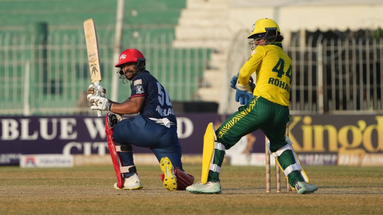 Muhammad Akhlaq scored 52 at better than a run a ball, Dolphins vs Lions, Champions One-Day Cup, Faisalabad, September 22, 2024