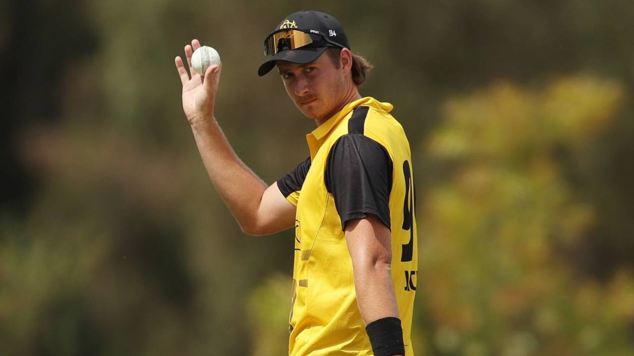 In just his second List A match, Bryce Jackson walked back with figures of 6 for 31, South Australia vs Western Australia, One Day Cup, Sydney, September 29, 2024